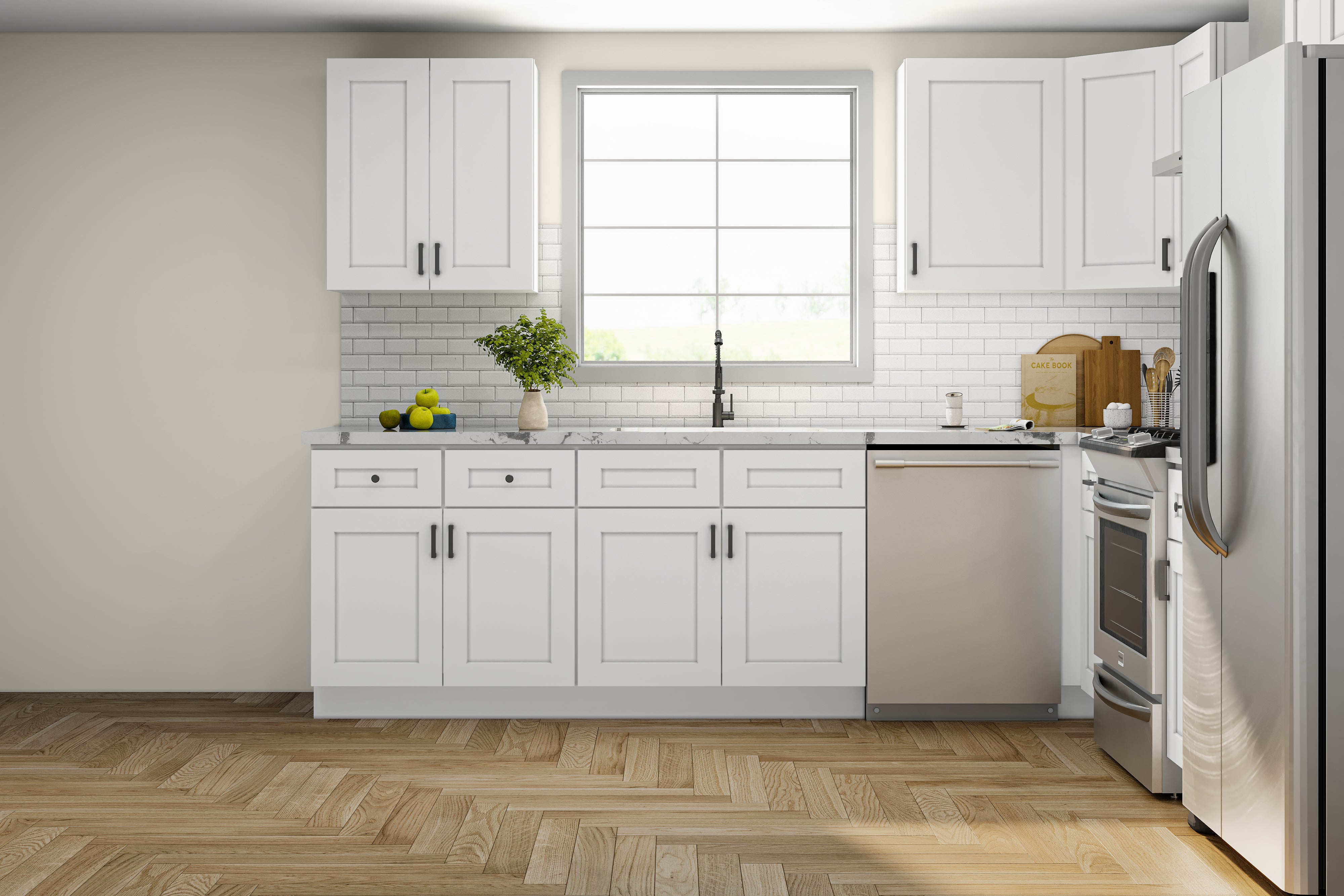 10 X 10 J&K White Shaker Kitchen